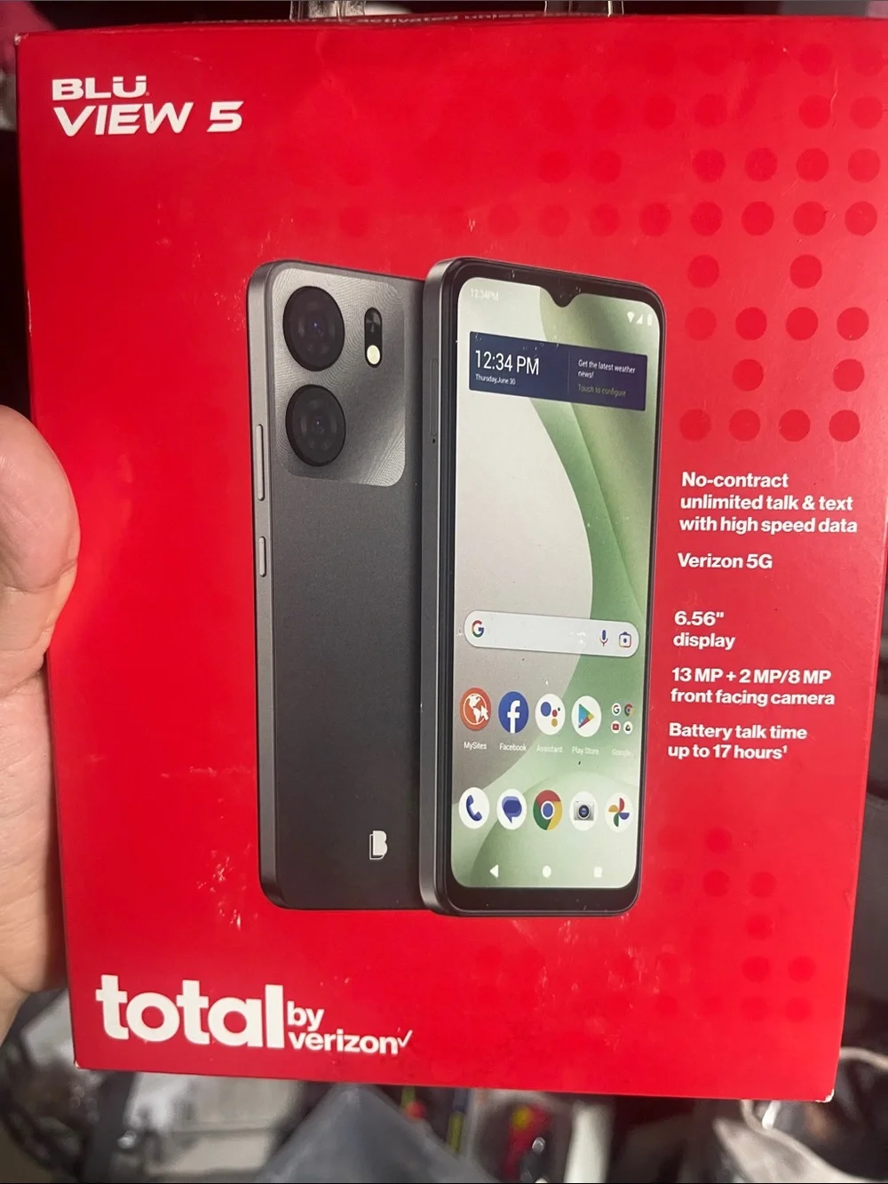 View 5 Smartphone - Black